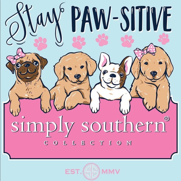 Simply Southern Stay Pawsitive Long sleeve - Picture 2 of 6